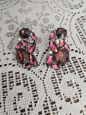 Vintage Rhinestone Earrings